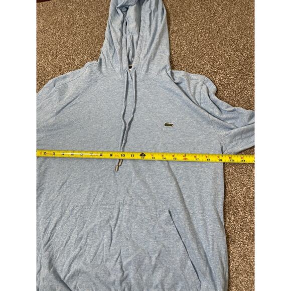 Lacoste Men's Regular Fit Hooded Preppy Street Wear Gorpcore Sweatshirt L - Picture 8 of 9